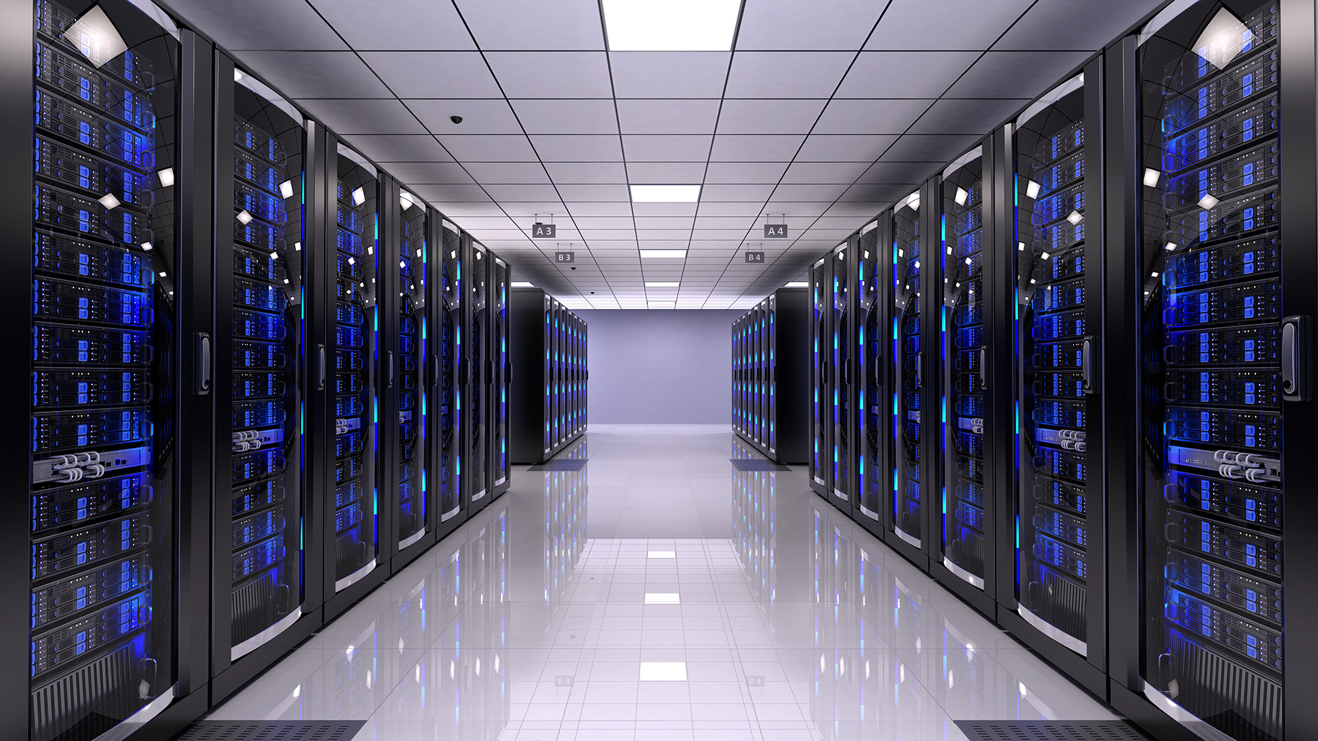 Serverruimte en patchkasten